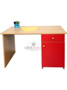 WALDEN színes ajtós óvónői íróasztal