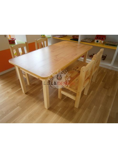 JÚNÓ óvodai fenyő asztal (120x60)