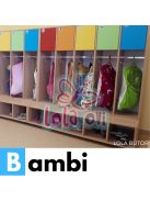 BAMBI Óvodai öltözőszekrény