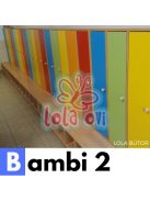 BAMBI 2 Óvodai öltözőszekrény