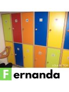 KIS FERNANDA Óvodai öltözőszekrény 2 személyes