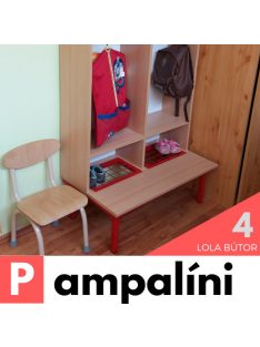   PAMPALINI Óvodai öltözőszekrény (normál magas, 2 osztásos)