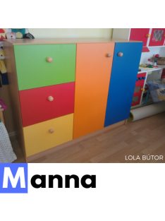 Hambár Manna tálalószekrény bal oldalon 3 fiókkal