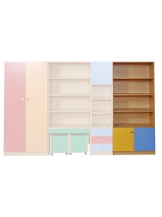 MIDAS - Óvodai szekrény elem (alul ajtós)