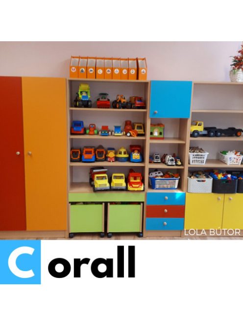 MIDAS Óvodai játéktároló szekrény