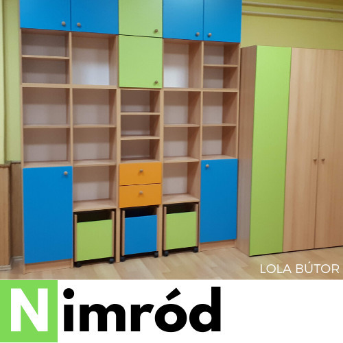 NIMRÓD óvodai szekrény