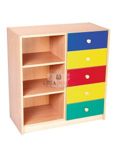 PATRIK óvodai nyitott és fiókos szekrény