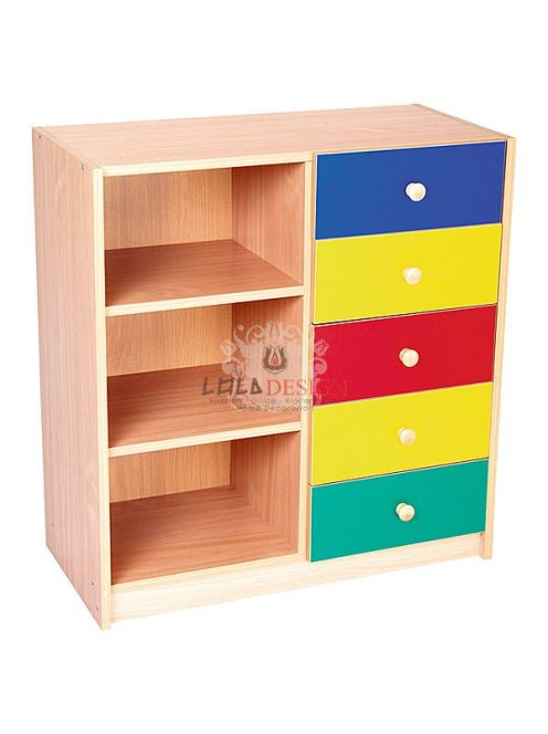 PATRIK óvodai nyitott és fiókos szekrény