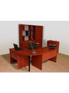 Negyedkör tárgyalóív kiegészítő asztal