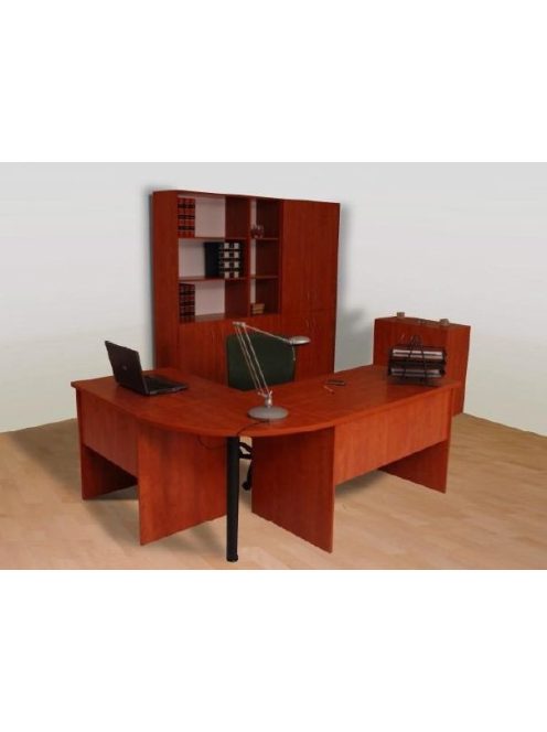 Negyedkör tárgyalóív kiegészítő asztal