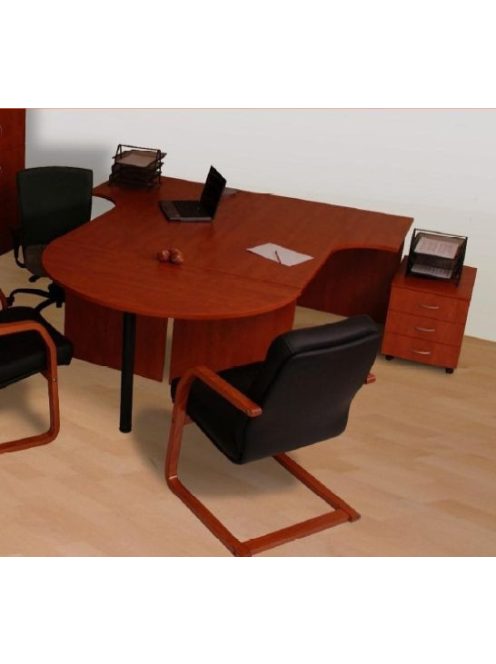 Félkör tárgyalóív kiegészítő asztal