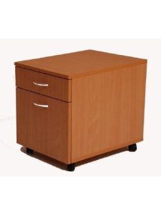 1 fiókos, 1 függőmappa fiókos görgős konténer