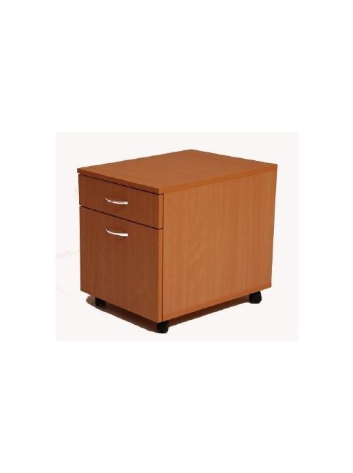 1 fiókos, 1 függőmappa fiókos görgős konténer